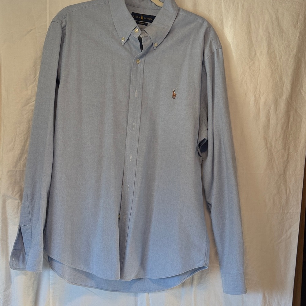 Ralph Lauren Light Blue Casual Button Down Shirt